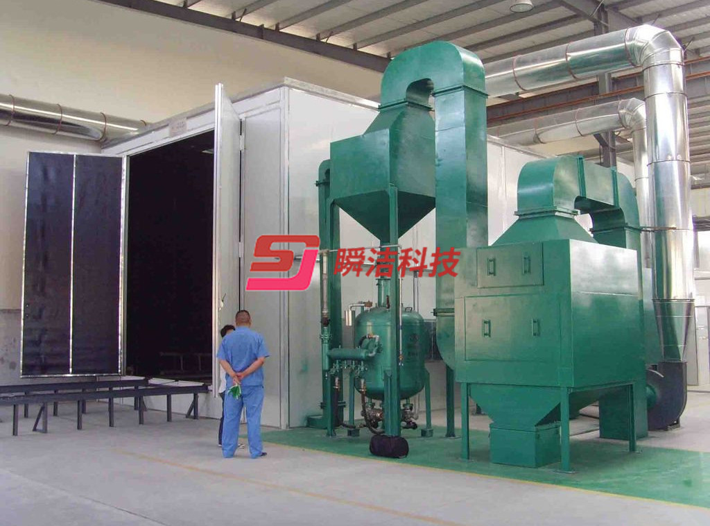 環(huán)保風(fēng)力自動回收噴砂(丸)房